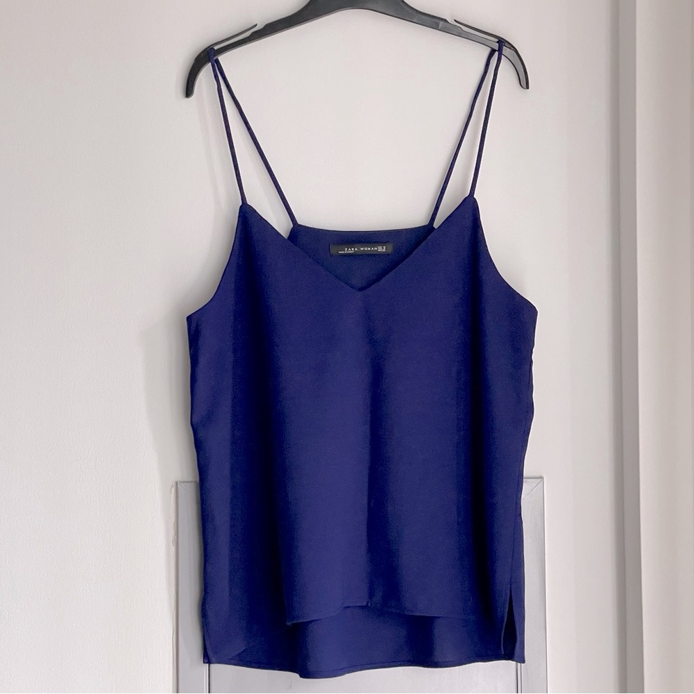 ZARA Ultramarine Blue Camisole Top